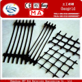 Fábrica de fibra de vidrio uniaxial Geogrid 20 / 20kn